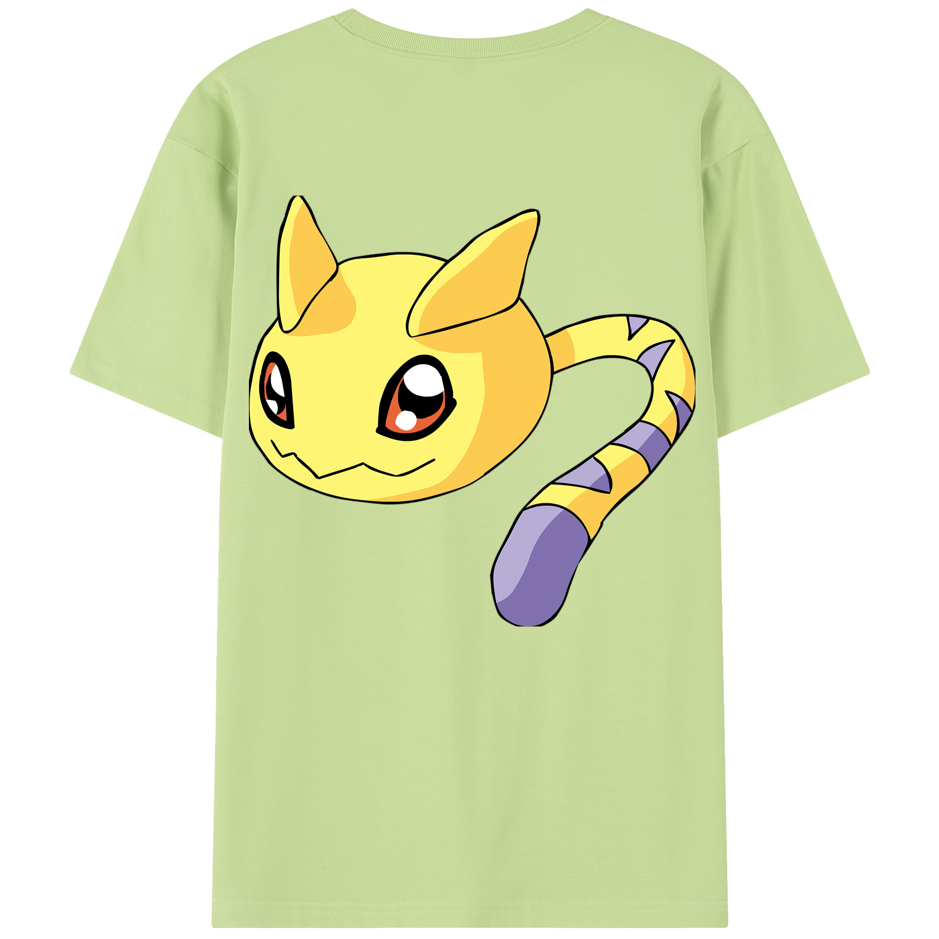 （画像用） Digimon デジタルモンスター/デジモン 綿100％半袖Tシャツ（背面プリント）